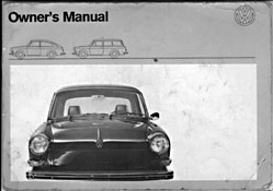 Cover of an owner's manual