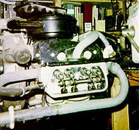 Right side; valve cover removed