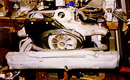 Rear view, showing upper fan housing structure